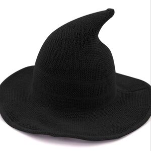 Knit Cottage core style witch hat